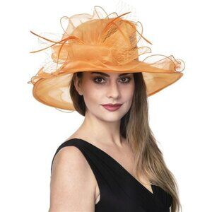 Women's Organza Church British Fascinator Hat